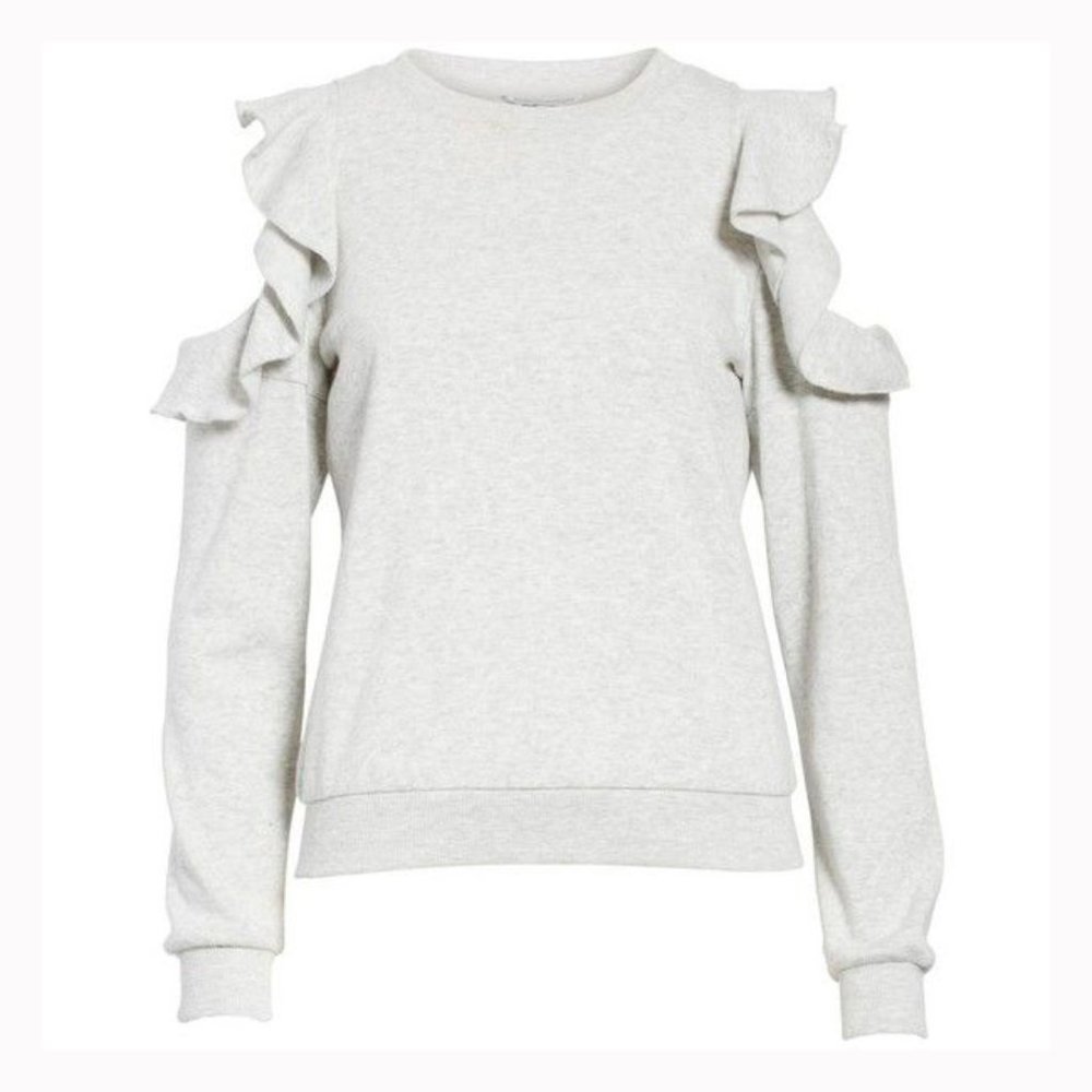 NWOT Rebecca Minkoff Gracie Cold Shoulder Sweatshirt (XS)